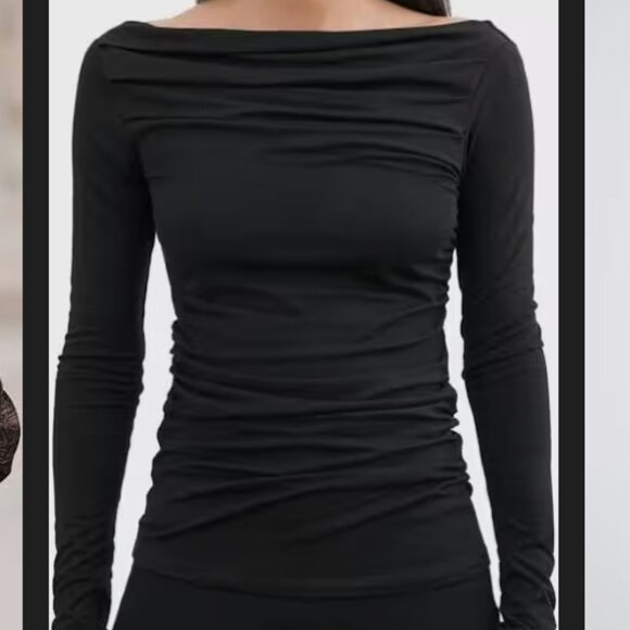 Marcella black Cooper top large nwt - Picture 4 of 12